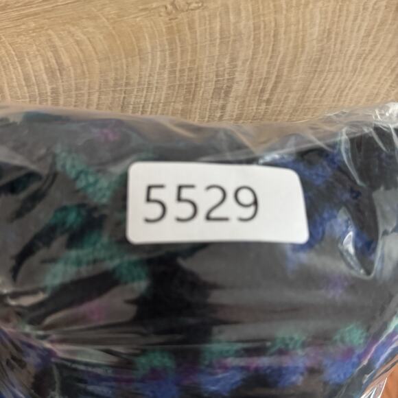 LL Bean Shirt Mens Medium Blue Green Fair Isle‎ Snap Fleece Retro Vintage 90s - Picture 10 of 11